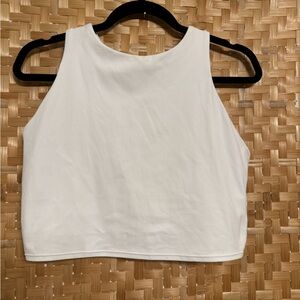Athleta crop top with built in bra/sports bra